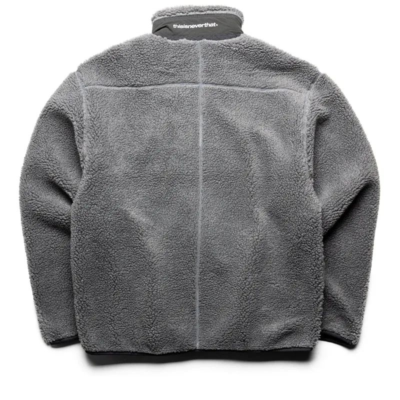 Thisisneverthat SP Sherpa  Fleece Jacket - Charcoal