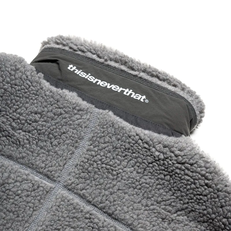 Thisisneverthat SP Sherpa  Fleece Jacket - Charcoal