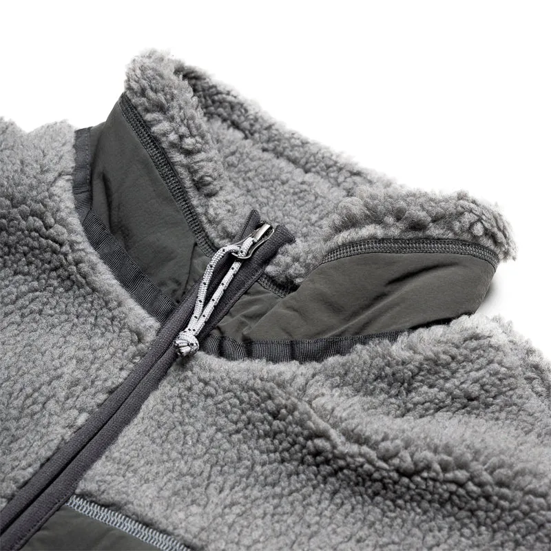 Thisisneverthat SP Sherpa  Fleece Jacket - Charcoal