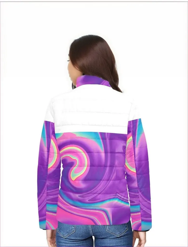 Tie-Dye Lightweight Women's Bomber Jacket