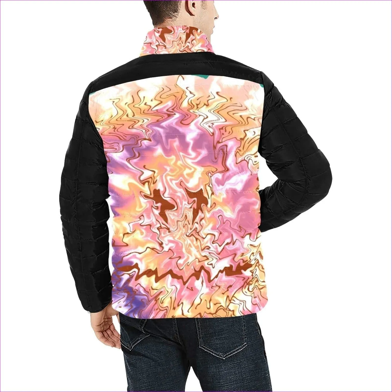 Tie-Dye Men's Lightweight Bomber Jacket