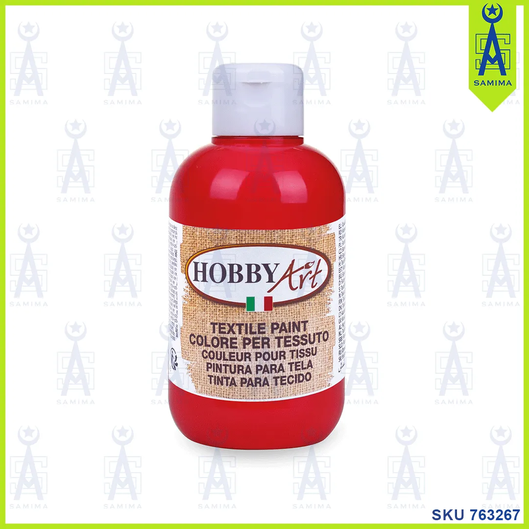 TOY COLOR TEXTILE PAINT BOTTLE 50ML RED