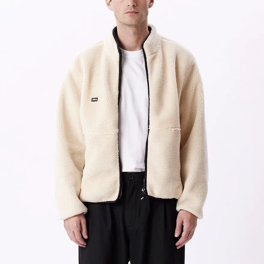 TROPHY SHERPA JACKET REVERSIBLE - NATURAL