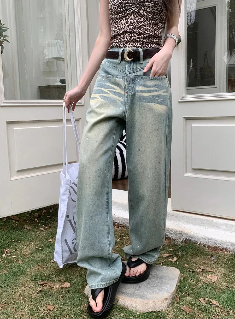 Vintage American Streetwear Oversize Wide Leg Jeans