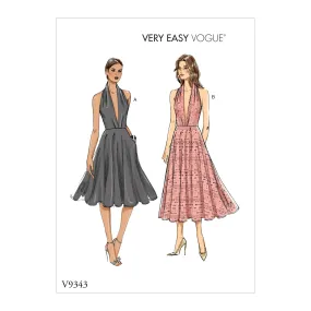 Vogue Pattern V9343 Misses' Dress