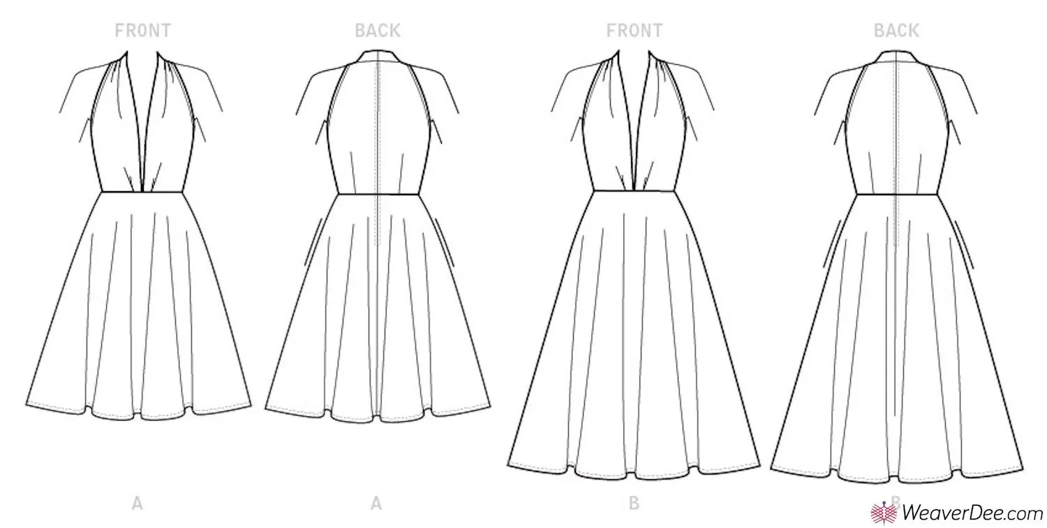 Vogue Pattern V9343 Misses' Dress