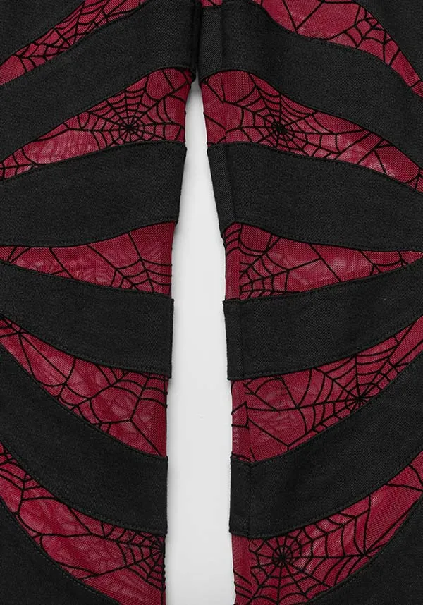 Webbed Angel [Black/Red] | FLARES*