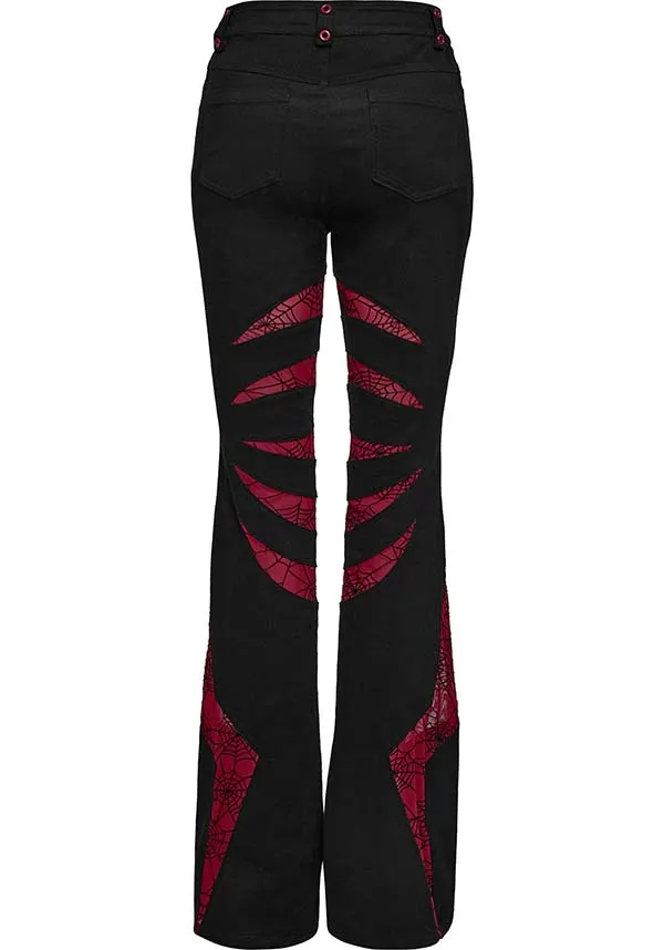 Webbed Angel [Black/Red] | FLARES*