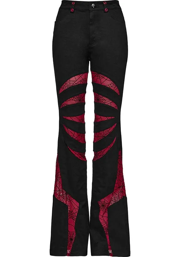 Webbed Angel [Black/Red] | FLARES*