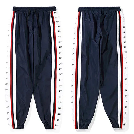 Wide Side Stripes Jogger Harajuku Style Men Casual Sweatpant