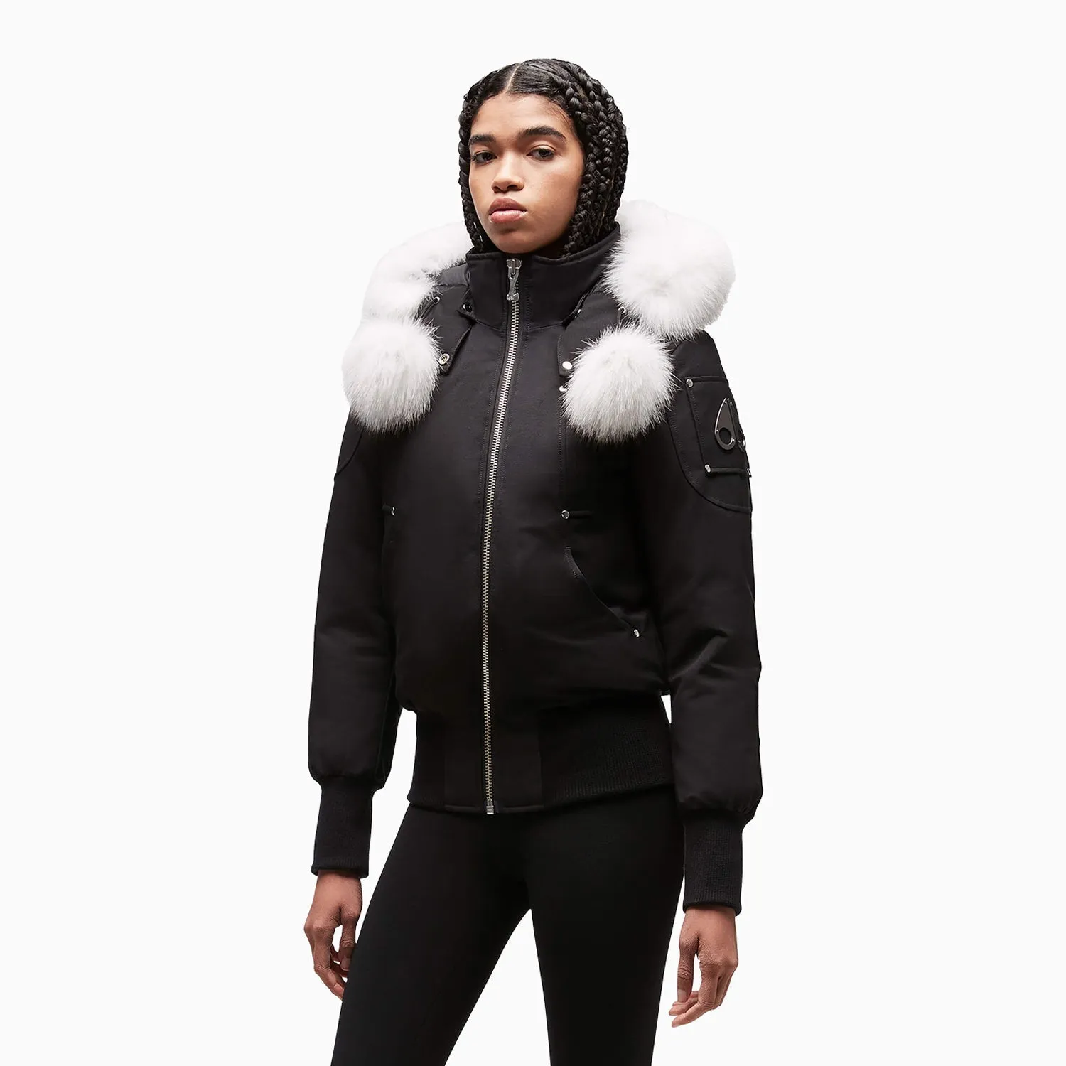 Women's Debbie Bomber Fur Jacket